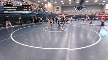 100 lbs 5th Place Match - Naylee Garza, Conroe vs Channing Travis, Allen