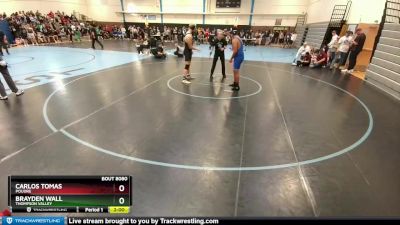 201-209 lbs Round 4 - Carlos Tomas, Poudre vs Brayden Wall, Thompson Valley