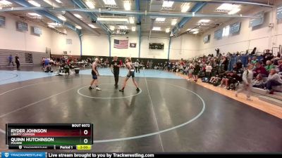 128-129 lbs Round 4 - Quinn Hutchinson, Poudre vs Ryder Johnson, Liberty Common