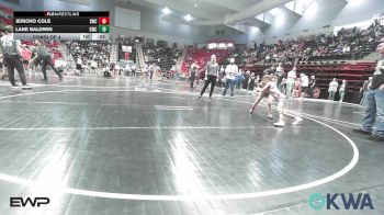 49 lbs Consi Of 4 - Jericho Cole, Salina Wrestling Club vs Lane Baldwin, Claremore Wrestling Club
