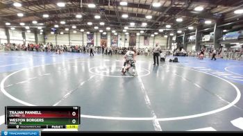 115 lbs Rd# 4- 2:00pm Friday Final Pool - Weston Borgers, POWA vs Trajan Pannell, Cali Red