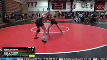 132 lbs Quarterfinal - Cael Smithhart, Cedar Rapids Kennedy vs Henry Wiseman, Fort Madison