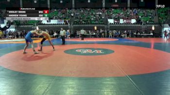 1A-4A 157 1st Place Match - Andrew Young, Cherokee County vs Wesley Beebe, White Plains