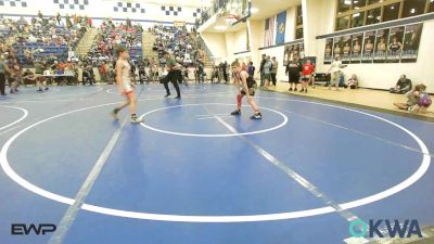 80 lbs Quarterfinal - Carsen Higgs, Claremore Wrestling Club vs Grayson Wolf, Wolfpak Wrestling