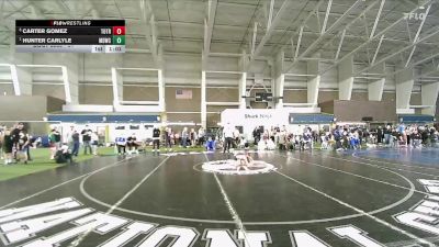 51 lbs Semifinal - Hunter Carlyle, Mat Demon Wrestling Club vs Carter Gomez, Top Of The Rock