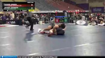 220 lbs Cons. Round 3 - Tucker Jensen, Jackson Bronc Wrestling Club vs Jayden Johnson, Gold Rush Wrestling