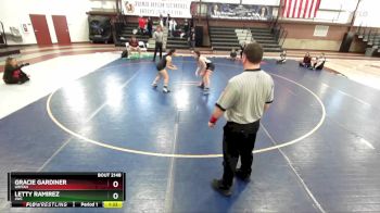 116 lbs 5th Place Match - Letty Ramirez, JWC vs Gracie Gardiner, Uintah