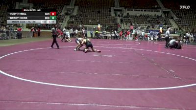 7A 150 lbs 1st Place Match - Toby Hymel, Daphne vs Brady Hicks, Baker HS