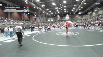 3A 165 lbs Champ. Round 1 - Josiah Barker, Canyon View vs Andy Aragon-Begay, North Sanpete