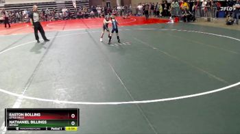 55 lbs Cons. Round 1 - Nathaniel Billings, Bemidji vs Easton Bolling, Little Falls