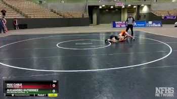 150 lbs Quarterfinals (8 Team) - Alejandro Gutierrez, Millington Central vs Max Cable, Pigeon Forge