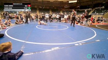 70 lbs Rr Rnd 2 - Case James, Oklahoma Strong- White 9U vs Koen King, Team Tulsa NDT