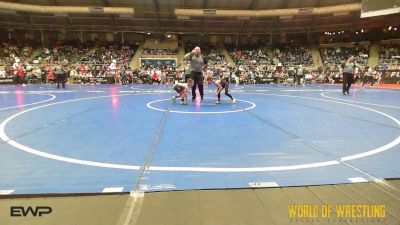 52 lbs Quarterfinal - Brooks Sombke, Sniper Wrestling Academy vs Axton Fouts, Ridge Wrestling Club