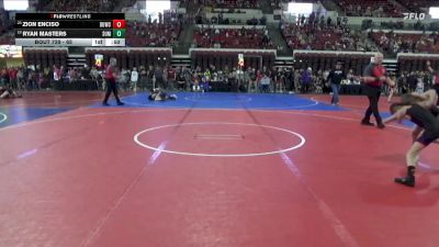 65 lbs Cons. Semi - Zion Enciso, Casper Wrestling Club vs Ryan Masters, Mizfitz