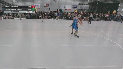 113 lbs Quarters - Luca Grasso, MWC Wrestling Academy vs Asher Procunier, Michigan Premier