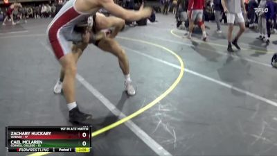 184 lbs Finals (2 Team) - Zachary Huckaby, Wabash vs Cael Mclaren, Cornell College