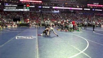 3A-106 lbs Champ. Round 2 - Abe Heysinger, Dubuque Hempstead vs Hudson Fleming, Bettendorf
