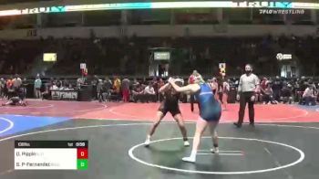 130 lbs Consi Of 8 #2 - Danyl Pippin, El Paso Wildcats vs Skyla Philpot-Fernandez, Gold Rush