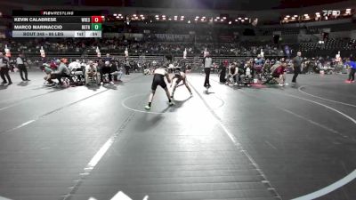 95 lbs Round Of 16 - Kevin Calabrese, Wrestling U vs Marco Marinaccio, Ruthless WC