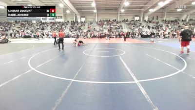 120 lbs 7th Place - Adriana DeGroat, MA vs Isabel Alvarez, FL