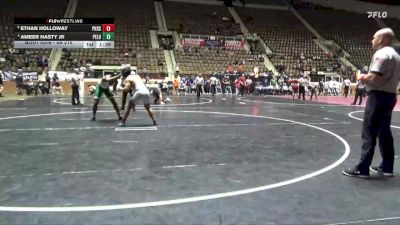 6A 215 lbs Quarterfinal - Ethan Holloway, Pike Road School vs Ameer Hasty Jr, Pelham