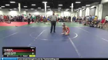 92 lbs Round 1 (8 Team) - Ty Bosco, Ohio Dawgz vs Jayden Olivo, Iron Horse Gray