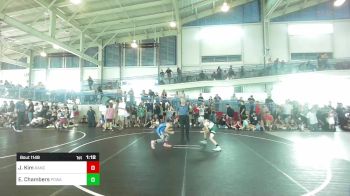 69 lbs Semifinal - Josiah Kim, Rancho Bernardo WC vs Emanuel Chambers, Poway Elite