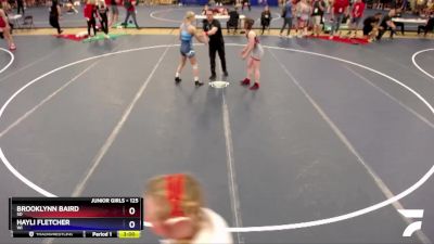 125 lbs Quarterfinal - Brooklynn Baird, SD vs Hayli Fletcher, WI