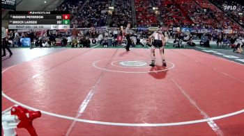 3A 106 lbs Cons. Round 3 - Brock Larsen, Firth vs Riggins Peterson, Declo