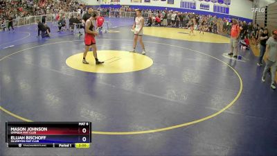 144 lbs Cons. Round 2 - Mason Johnson, Umpqua Mat Club vs Elijah Bischoff, Silverton Mat Club