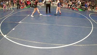 130 lbs Semis - Breonna Apodaca, Idaho Gold vs Abrionna Apodaca, Scrap Yard Garage