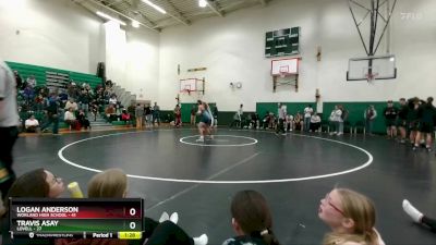 150A Round 4 - Travis Asay, Lovell vs Logan Anderson, Worland High School