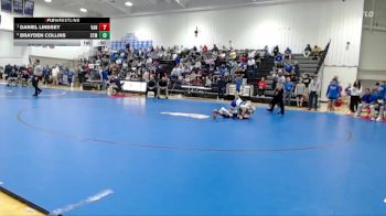 106 lbs Semifinal - Daniel Lindsey, Vancleave High School vs Brayden Collins, St. Martin High School