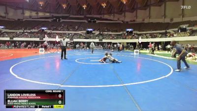 National 6-8 85 Cons. Round 1 - Landon Loveless, Poquoson Athletic Association vs Elijah Berry, Hugo Owens Middle School