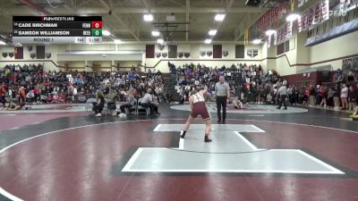 132 lbs Round 1 - Cade Birchman, Fennimore vs Samson Williamson, Interstate 35