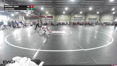 89 lbs Round Of 64 - Nathaniel Heard, Texas Select Wrestling vs Cruz Evans, Warriors Of Christ (WOC)