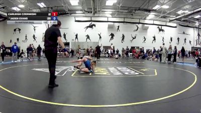 117 A Quarterfinal - Jaden Evans, Lindsey Wilson University vs Carleigh Czerneski, Adrian College