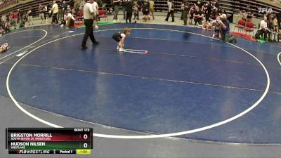 39 lbs Cons. Round 5 - Brigston Morrill, South Sevier Jr. Wrestling vs Hudson Nilsen, WESTLAKE