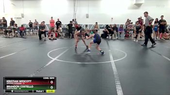 72 lbs Cons. Semi - Brandon Costello, Unattached vs Kristian Wescott, Upstate Uprising