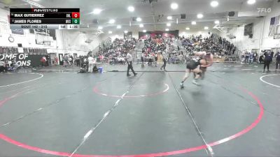 215 lbs Champ. Round 1 - Max Gutierrez, Shadow Hills vs James Flores, Western