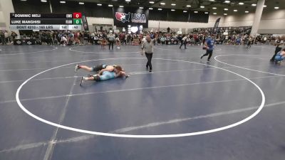 165 lbs Cons. Quarters - Dominic Meli, Chatfield Wrestling Club vs Luke Manghisi, Florida