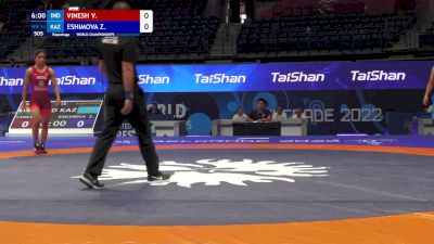 53 kg Repechage #3 - Vinesh Vinesh, India vs Zhuldyz Eshimova, Kazakhstan