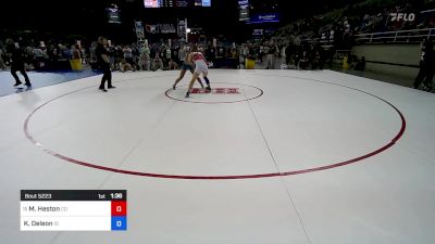 130 lbs Cons 16 #1 - Makena Heston, CO vs Kiera Deleon, ID