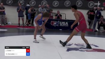62 kg Semis - Jason Dube, Pennsylvania vs Gideon Gonzalez, New Jersey