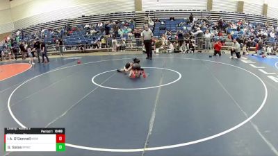 12U Boys - 74 lbs Champ. Round 2 - Andrew O'Donnell, Mat Demon Wrestling Club vs Giovanni Salas, Bulldog Premier Wrestling Club