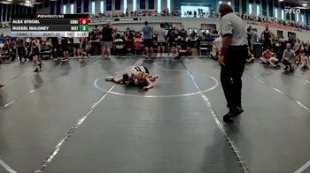 72 lbs Round 5 (6 Team) - Russel Maloney, Buxton vs Alex Strobl, Cocoa Beach WC