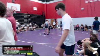 142 lbs Round 5 (8 Team) - Nathan Adams-Burton, Louisianimals Black vs Hayden Fulkerson, Rockwall Training Center