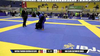 Ana Clara Caetano De Souza vs Rayssa Thayara Oliveira De Olive 2025 Brasileiro Jiu-Jitsu IBJJF