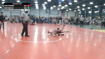 76 lbs Round 3 - 12:00pm Friday - Matthew Bly, Mat Assassins vs Julie Fleming, CTWHALE