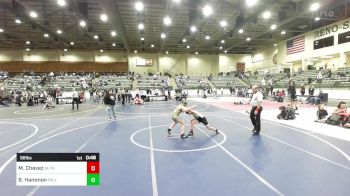 98 lbs Consi Of 8 #1 - Maximus Chavez, Alpha Dawg vs Bartell Hammon, Fallon Outlaw WC